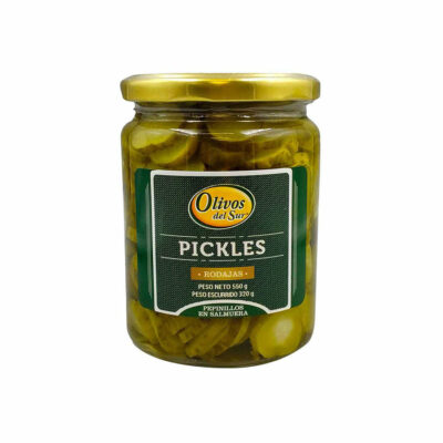 WHOLE PICKLES OLIVOS DEL SUR 550GR JAR