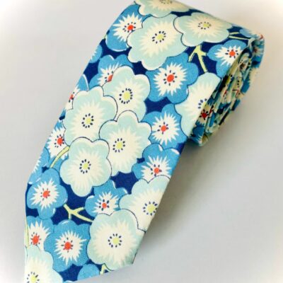 FLORAL TIE BLUE SKY