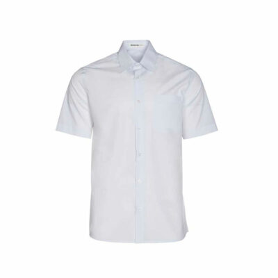 WHITE SHORT-SLEEVED SHIRT