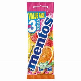 MENTOS FRUIT X 3