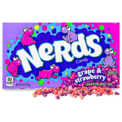 NERDS CANDY GRAPE & STRAWBERRY 5OZ (141G)